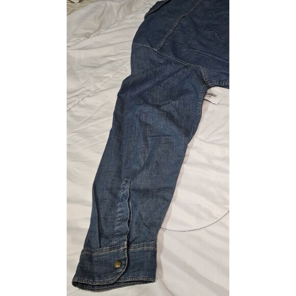 Wrangler Men's Big Premium Fit Long Sleeve Woven Shirt 2XL 2XG 2TG - Picture 7 of 16